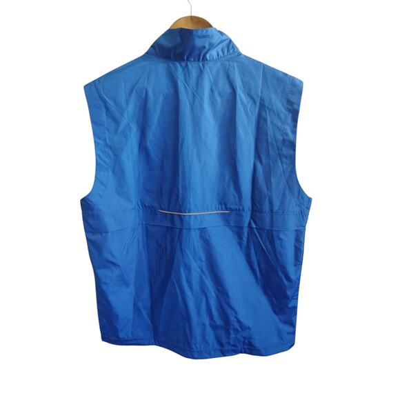 Core365 Windbreaker Vest Logo Royal Blue Mens Size Small - Picture 3 of 5